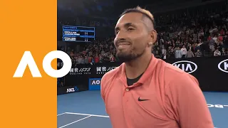 Nick Kyrgios: "It's awesome - I love it!" | Australian Open 2020 Interview 2R