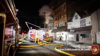 2+ Alarm Building Fire - Shamokin, PA - 2/11/2017