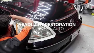 Headlight Restoration || Lexus LS430 || Royal Prince Auto care Dubai