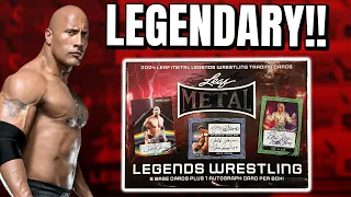 HIS FIRST AUTOS IN 20 YEARS!! | 2024 Leaf Metal Legends Wrestling Review (w/@leaftradingcards)