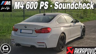 BMW F82 M4 | G-Power | 600 PS | Soundcheck Akrapovic | Review | Peem Solutions Modul