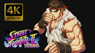 Super Street Fighter II Turbo HD Remix Unused Intro [AI Remastered 4K 60FPS]