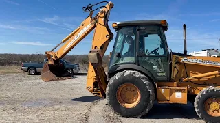 Case 590 Super M 4x4 Backhoe