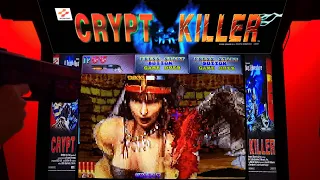 Crypt Killer Arcade Cabinet MAME Playthrough w/ Hypermarquee