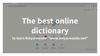 The best kinyarwanda dictionary