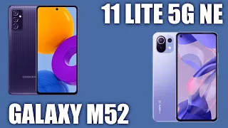 Xiaomi 11 Lite 5G NE vs Samsung Galaxy M52 5G. Кто же победит?