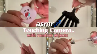 asmr touching your eyeballs with random objects💤💕(actual camera touching)