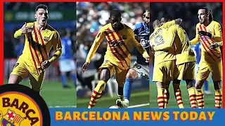 Linares Deportivo vs Barcelona. Ousmane Dembele goal, Ferran Jutgla goal. Highlights [in pics]