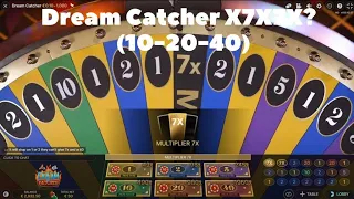 Dream Catcher Big Wins Х7Х7Х(?10-20-40). Крупный выигрыш в Dream Catcher Х7Х7Х.