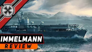 АВИАНОСЕЦ MAX IMMELMANN! БОМБЫ-ПОПРЫГУШКИ ТОП? WORLD OF WARSHIPS