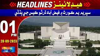 01 PM  l Headlines Sindh TV News  l  28 September 2023