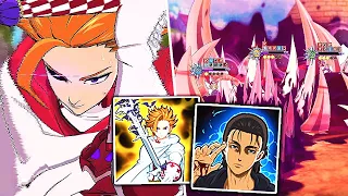 CHAOS ARTHUR + EREN ONE-SHOTS MELIODAS EASILY!!! SAY GOOD-BYE TO SINS TEAM IN 7DSGC!