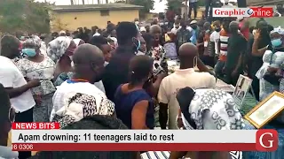 Apam drowning  11 teenagers laid to rest