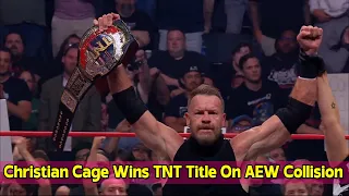 Christian Cage Wins TNT Title On AEW Collision