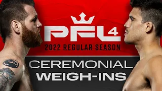 PFL 4, 2022: Ceremonial Weigh Ins