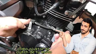 cómo ajustar el clutch (o) embrague de tu moto correctamente de manera fácil