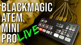 Let's test the Blackmagic ATEM Mini Pro - LIVE