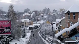 Казковий засніжений Трускавець 30 листопада 2020 р.