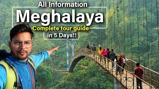 Complete Travel Guide, Meghalaya 2023 | Meghalaya Tourist Places | All Information @anilkumarvlog