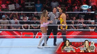 Raquel Rodríguez Vs Chelsea Green - WWE Raw 04/09/2023 (En Español)