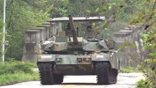 South Korea installed protective canopies against drones on K1 and K2 tanks