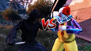 Ghostface vs Pennywise IT - Death Battle (GTA 5)