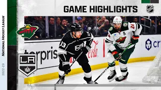 Wild @ Kings 11/8 | NHL Highlights 2022