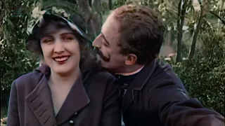 Charlie Chaplin A Jitney Elopement 1915 Color 🎥 [4K-60FPS] 🔥Edna Purviance