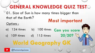 Space Quiz Questions and Answers 2022 | Quiz Competition | World GK | Space GK