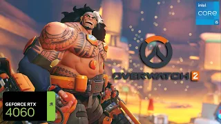 Overwatch 2 RTX 4060 FPS TEST | RTX 4060 & i5 12400F Benchmark 1080p/1440p/4K