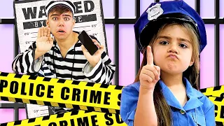 Mia plays Police and her Home Alone Story | Nastya Artem Mia