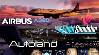 FENIX Airbus A320 Autoland CAT III - Vancouver to Seattle - First Flight- ATC- Tutorial - 4K
