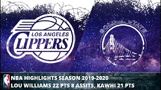 LA Clippers vs Golden State Warriors NBA Highlights October 24, 2019 || 68 Points Clippers Bench