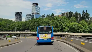 10.05.2024 Tbilisi. Сабуртало. улица Долидзе. гора Икалто