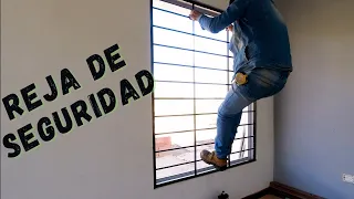 Cómo FABRICAR rejas de SEGURIDAD para VENTANAS - A PRUEBA DE LADRONES