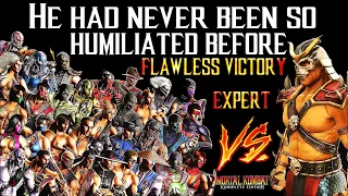 MORTAL KOMBAT 9 FULL ROSTER vs SHAO KAHN/ FLAWLESS VICTORY/ EXPERT.