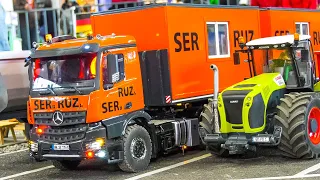 GREAT RC TRUCKS, RC MACHINES, RC EXCAVATORS IN DETAIL AND MOTION!! RC HEAVY HAULAGE, REMOTE CONTROL