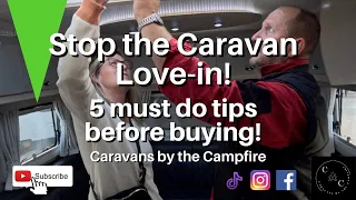 Purchasing a used Caravan? Don't fall in love just yet! 5 MUST DO TIPS.