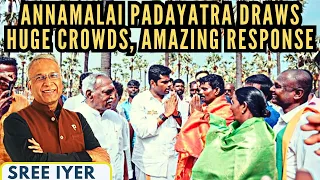 Annamalai's 'En Mann En Makkal' Padayatra Draws Huge Crowds, Amazing Response