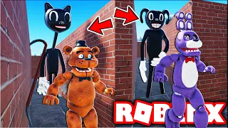 TREVOR HENDERSON CREATURES FOUND FNAF IN A MAZE RUN   ROBLOX GMOD