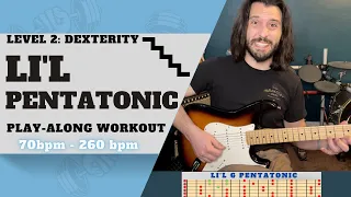 Guitar Challenge: Lil' Pentatonic Scale Play Along Workout