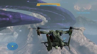 Halo Reach: A different perspective of the Super Carrier.