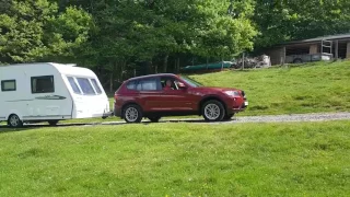 BMW X3 Towing 1500kg Caravan up 1:3 gradient