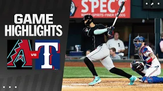 D-backs vs. Rangers Game Highlights (5/29/24) | MLB Highlights