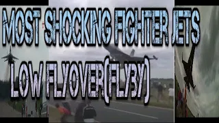 Most shocking fighter jets low flyover(flyby) moments CompilationSONIC BOOMS & JETS | Compilation HD