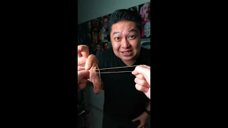 Impossible Rubberband Trick #Shorts