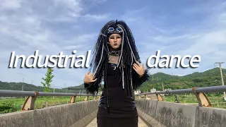 Industrial dance:Burning chrome!cybergoth industrial dance #dance #goth #cybergoth #industrialdance