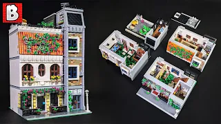 LEGO Tea Shop & Restaurant Custom Modular