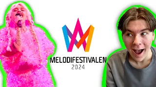 LET'S REACT to CAZZI OPEIA - GIVE MY HEART A BREAK / MELODIFESTIVALEN 2024🇸🇪 / REACTION / EUROVISION