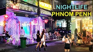 រាត្រីចរណ៍ ភ្នំពេញ | CAMBODIA NIGHT LIFE TOUR 2023: PHNOM PENH WHEN IT GETTING DARK | BARS | MASSAGE